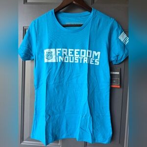 Freedom Industries Blue Women's Short Sleeve Tee